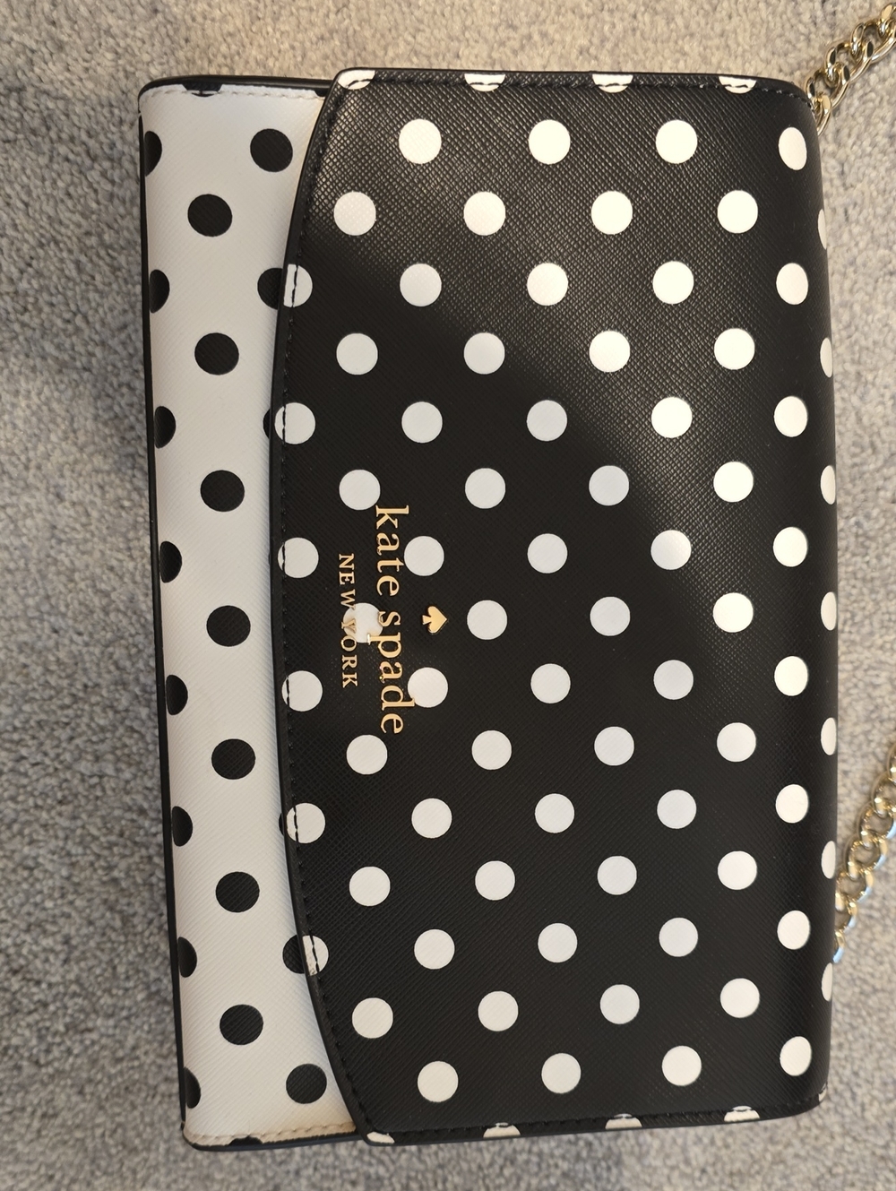 Polka Dot Black and White Women's Bag